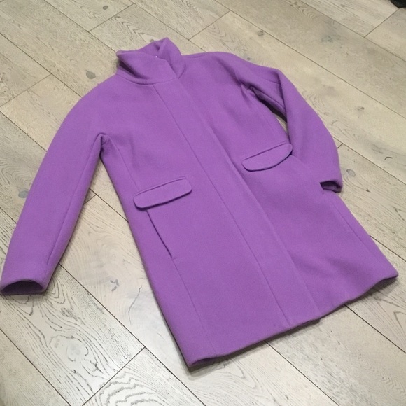 J. Crew Jackets & Blazers - Woman’s J. Crew purpleItalian Stadium Cloth by Nelly Gorilla. Size 2. Like new!